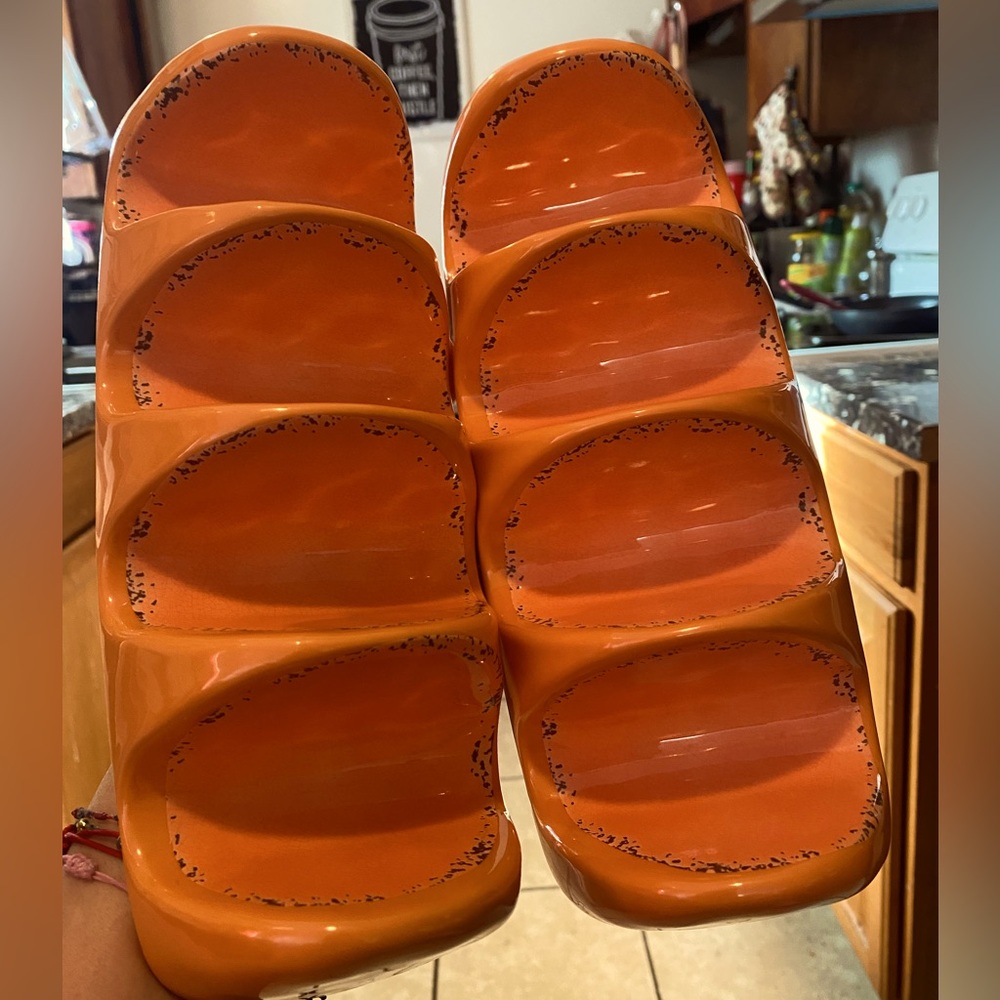 Tommy Bahama Orange Taco Holders
